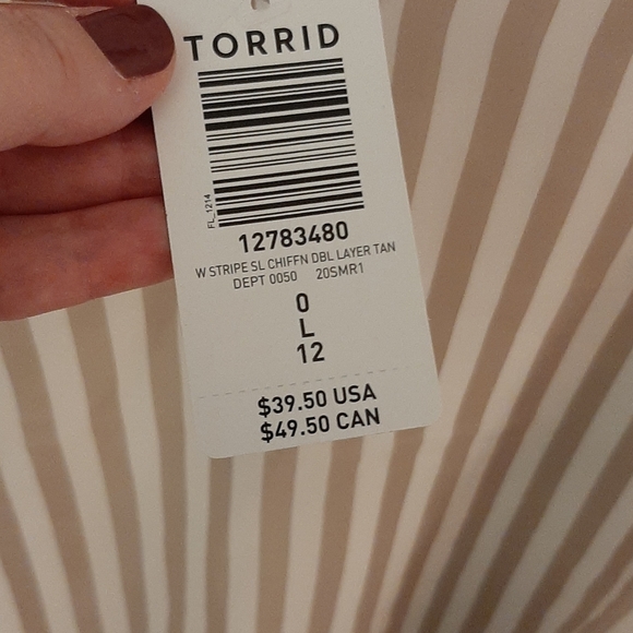 Torrid Chiffon Double Layer Tank - Picture 8 of 8